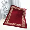 Deigner Blanket First Class Chain Pattern Cashmere Blanket 800g Coral Blanket Air Conditioning Room Blankets Camping Decorative Sofa Blanket