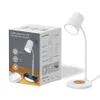 Bureaulampen 10W QI Draadloos opladen Led-bureaulamp Lezen Nachtverlichting Ogenbescherming Aanraakdimbare tafellamp met Bluetooth-luidspreker YQ240123