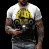 T-shirty męskie 2022 Summer Vintage Męska koszulka 3D Retro Motocykl Wymiarowe Tshirty dla mężczyzn Ubrania Biker T-shirty T-shirts Motorowe TEE TOPS T240124