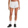 Dames yogashorts hoge taille Gym Fiess trainingslegging Sport korte broek Mode sneldrogende effen broek