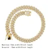 Other 3PCS for Men Women Luxury Necklace Bracelet Jewelry Set Bling Gold Silver Multicolour Diamond Cuban Chain Clock YQ240122