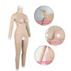 Costume Accessories Realistic E Cup Breast Forms Bodysuit for Crossdresser Drag Queen Costumes Silicone Fake Boobs Artificial Tits Whole Bod