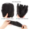 Syntetyczne peruki Remy Hair Afro Kinky Murs Fair do zaplatania 1 pakiet 30 g/pc naturalny kolor warta włosy nr wątpliwości Dreadloki szydełkowe 3pcl240124