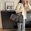 Rhinestones resväskor glänsande diamant fitness resor för kvinnor resväskor fitness handväskor hand bagage rese duffle påsar