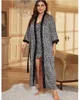 Kvinnors sömnkläder XL-5XL Big Size Robe Set Women Bathrobe Gown Nightwear Print Nightgown Loose Kimono Lingerie Femme Ropa de Mujer