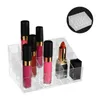 Storage Boxes Permanent Makeup Acrylic Tattoo Ink Cup Clear Crystal Box Pigment Cups Caps Container Rack Holder Stand 24 Holes