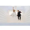 4.5x4.5m (15x15ft) With blower wholesale mariage commercial white bounce house inflatable jumper bouncer bouncing castle playhouse for wedding