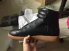 Vestido de couro genuíno sapato designer mulheres homens sapatos correndo sapatos casuais sneaker luxo moda amantes ossos baixo corte rendas até preto cinza plana treinadores botas 36-47