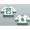 Herren Maßgeschneiderte Vintage Springfield Ma Indians Stickerei Hockey-Trikots Snoop Dogg Alle genähten Uniformen Großhandel Größe S-3Xl Gute Qualität Hig