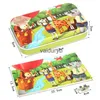 Puzzles 3D 60 pièces Puzzle dessin animé véhicule animal Jeux Montessori enfants jouets éducatifs pour enfants cadeaux de Noëlvaiduryb