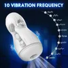 Masturbators Automatisk manlig Masturbator Cup suger vibration Blowjob Real Vagina Pocket Pussy Penis Oral Sex Machine Toys For Man Adults 18+