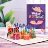 10 Pack Happy Birthday Card for Wife Mom Dad Kids Pop-Up Birthday Gift 3D Greeting Cards 240122