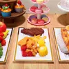 Dinnerware Sets 10 Pcs Serving Trays For Parties Disposable Containers Cake Party Plate Plastic Plates Buffet Barbecue