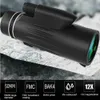 Telescopes Borwolf 12X50 Monocular Telescope HD Bak4 Prism Scope with Phone Clip Tripod for hunting Birdwatching Telescope YQ240124