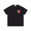 Top-Qualität Sommer New Love Heart A besticktes T-Shirt für Damen und Herren Modemarke Übergroße Kurzarm-T-Shirts Paris Designer Luxus Amis T-Shirt Rundhalsausschnitt Teen
