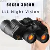 Telescopes 60x60 3000M HD Professional Hunting Binoculars Telescope Night Vision for Hiking Travel Field Work Forestry Fire Protection YQ240124