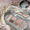 Flower Knows Swan Ballet 6 colori glitter ombretto delicato opaco bagliore luccicante trucco impermeabile palette di ombretti cosmetici 240122