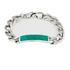 Gioielli 22ss in argento 925 con lettera G Collana con pendente in smalto verde men039s e women039s braccialetto moda regalo di festa7898664