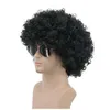 Perucas cosplay adultos mulheres afro 70s 80s curto encaracolado preto rocker festa peruca califórnia traje de halloween cosplay perucal240124