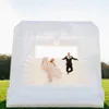 4.5x4.5m (15x15ft) With blower wholesale mariage commercial white bounce house inflatable jumper bouncer bouncing castle playhouse for wedding