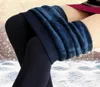 Women Winter Warm Leggings Elastic high waist plus velvet thick Artificial Slim Stretch Pants Thick Women 8 Colors6689115