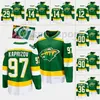 CUSTOM 97 Kirill Kaprizov 2023-24 Maglia da hockey Alternate Breakaway Marc-Andre Fleury Jared Spurgeon Mats Zuccarello Pat Maroon Marcus Folig