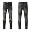 jeans designer jeans para homens jeans de alta qualidade moda mens jeans estilo legal calça designer angustiado rasgado motociclista preto azul jeans slim fit P2