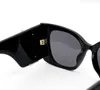 Modedesigner M119 Blaze Solglasögon för kvinnor överdimensionerade fjärilsformacetatglasögon utomhus avantgarde personlighetsstil Anti-ultraviolet kommer med låda