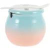 Servis uppsättningar Spice Jar Storage Kitchen Ceramic Canister Supplies Container Saltkryddor burkar