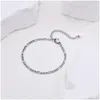 Bracciali a catena Modyle M Larghezza Figaro per le donne Anti allergia Bracciale in acciaio inossidabile Gioielli Regali Consegna di goccia Ots4L