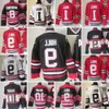 Filme 1926-1999 Retro CCM Hockey Jersey Bordado 9 Bobby Hull 1 Glenn Hall 10 Patrick Sharp 8 Bill Mosienko 38 Ryan Hartman 61 Stanley Cup 97 0 3 6 Hig