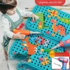 Narzędzia warsztat 3D Puzzle Toys for Boys Dinosaur Symulacja Udawanie gry elektryczne nakrętki wiertła Zespół Edukacyjny zabawka Świąteczne prezenty