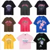 Sp5der Young Thug 555555 Designer Pikn Tees Homens Camiseta Rapper Puro Algodão Unissex Camisas de Manga Curta High Street Retro T-shirt para e Mulheres Us S-xl RGIN RGIN RGIN