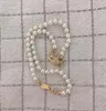 Högkvalitativ Rhinestone Satellite Pendant Kvinnor omloppsbana Pearl Chain Halsband Fashion Jewelry for Gift Party5830174