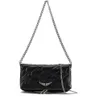 مصمم الأزياء حقائب اليد النسائية حقيبة Zadig Wings Diamond-Airt Counter Bag Messenger Sheepskin Crossbody Two Chai278e