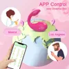Vibratorer Bluetooth App G Spot Vibrator för kvinnor Dildo Clitoris Stimulator Vagina Balls Vibration Love Panties Sex Toys For Adults