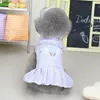 Dog Apparel Cute Puppy Cotton Princess Dress Pets Clothes Pet Fashion Party Birthday Wedding Supplies