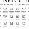 Paintings Laundry Room Sign Wall Art Print Laundry Symbol Canvas Painting Laundry Care Guide Posters and Prints Wall Pictures Decoration
