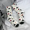 Men's Socks Cool Mens Musical Piano Guitar Notes Drums Dress Unisex Comfortable Warm 3D Printing Music Crew