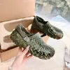 Croc tofflor Slide Sandal Womens Mens Pollex Clog Salehe Bembury Sasquatc Stratus urchin Menemsh Crocodile Cocumber Buckle Hospital med låda