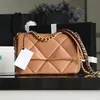 Bolso de diseñador para mujer Bolso de diseñador de alta calidad Bolso cruzado de diseñador Bolso de mujer Bolso de piel de cordero 10A Bolso con solapa de calidad de espejo con caja