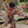 액션 장난감 피겨 타이탄 피겨에 대한 애니메이션 공격 잉키 노 kyojin 입상 Eren Jaeger 액션 피겨 거대한 모델 PVC 조각상 수집 장난감 선물