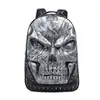 Pinksugao Designer mochila para la computadora mochila hombres 2020 Nuevo calavera tridimensional mochila tridimensional Big Ghost Face Handba275s