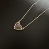 Kendrascott kettingontwerper sieraden Kendras Scotts ketting modieuze en zorgzame hartvormige amethist stenen ketting met sleutelbeen ketting voor vrouwen