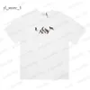 2024 Lanvins T-shirts Mens Women Designers Short Sleeves Fashion Summer Spring Casual Cotton Tees Italy Style Tops Black White Green Lanvin Letter T Shirt 3594