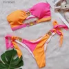 Dames Badmode Sexy Strass Bikini's 2024 Dames Badmode Vrouwelijk Badpak Zwemmen Badpakken Meisjes Braziliaanse Bikini Set Beachwear Bader YQ240124