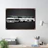 Peinture en métal Vintage voiture de sport affiche en métal signalisation peinture en étain Plaque de voiture maison salon Club Garage moderne mur Art décor Mural cadeau