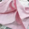 Vestido de feminino de marca adorável saia de criança rosa tamanho 90-160 letra de designer impressão vestidos de bebê de manga curta lapela crianças vestido de janeiro de janeiro
