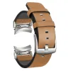 No Gaps Leather Band for Samsuang Galaxy Watch 6 5 4 40 44mm Quick fit Magnetic Buckle 43mm 47mm Strap