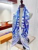 Designers For Women Bandband Fashion Blue and White Ring Noble Elément de mode Elegant High Quality Stole 2024 Top Brand Letter Imprime